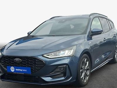 Blue metallic Gebraucht 2024 Ford Focus ST-Line X Kombi | 24.303 € (Fairer Preis)