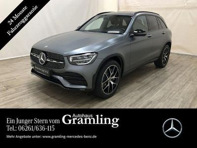 Gebraucht Mercedes GLC300 AMG 245 PS (180 kW) 2022 Designo selenitgrau magno SUV