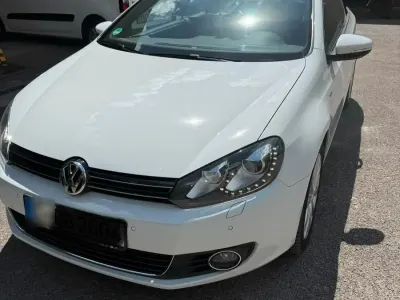 Gebraucht VW Golf Cabriolet Life 122 PS (89 kW) 2014 Weiß Cabrio