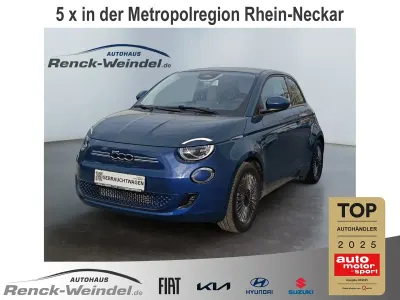 Gebraucht Fiat 500e Icon 86 kW (118 PS) 2022 Ozean grün) (gruen Kleinwagen