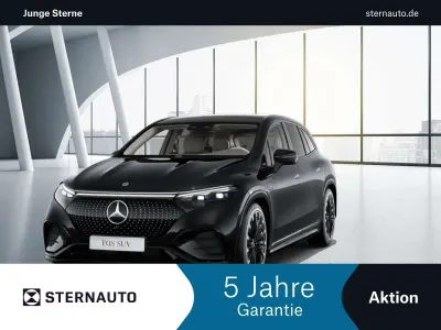 Gebraucht Mercedes EQS580 Premium 400 kW (544 PS) 2023 Metalliclack obsidianschwarz SUV
