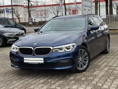 Second-hand BMW 540 Sport Line 320 CP (235 kW) 2018 Albastru Berlinǎ