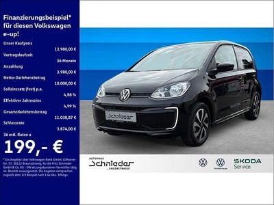 Gebraucht VW e-up! Active 61 kW (83 PS) 2021 Schwarz Kleinwagen