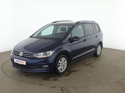 Gebraucht VW Touran Comfortline 150 PS (110 kW) 2019 Blau Van / Kleinbus