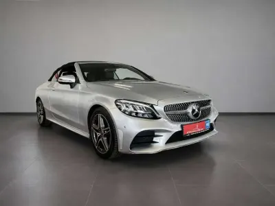 Gebraucht Mercedes C180 AMG line 156 PS (114 kW) 2020 Iridiumsilber  metalliclack Cabrio