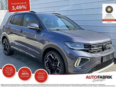 Neu VW T-Cross R-line 116 PS (85 kW) 2025 Deep black perleffekt SUV