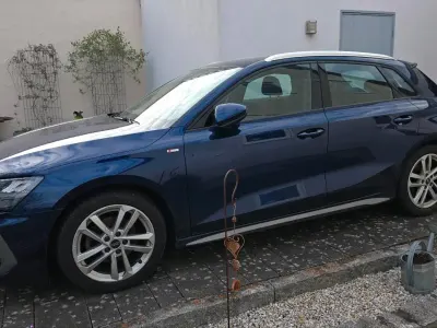 Brugt Audi A3 S-Line 150 HK (110 kW) 2022 Blå Sedan