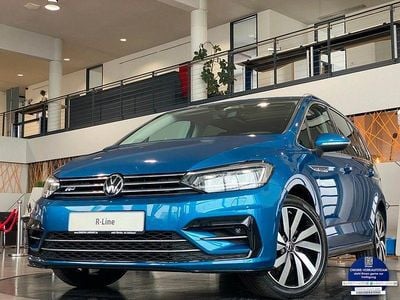 Second-hand VW Touran R-line 150 CP (110 kW) 2022 Albastru Monovolum