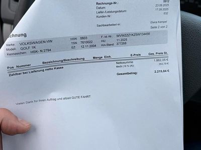 Gebraucht VW Golf V 140 PS (102 kW) 2004 Schwarz Kleinwagen