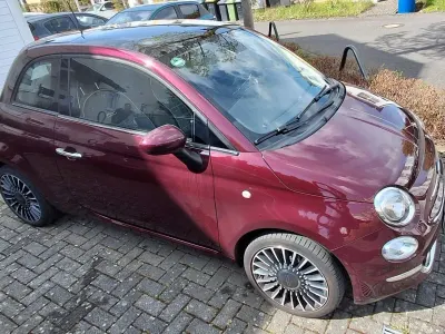 Używany Fiat 500 Lounge 69 KM (50 kW) 2018 Czerwony Hatchback