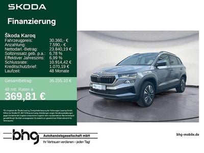 Gebraucht Skoda Karoq Tour 150 PS (110 kW) 2025 Grau SUV