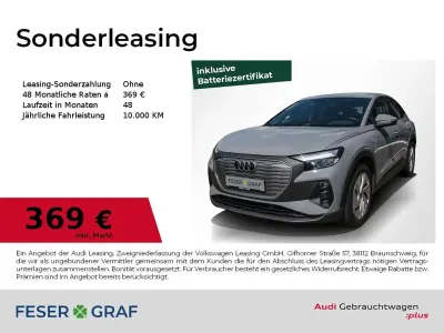 Gebraucht Audi Q4 e-tron Comfort 125 kW (170 PS) 2023 Kieselgrau SUV