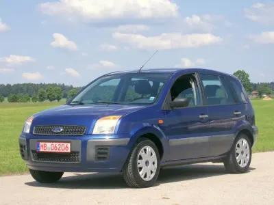 Gebraucht Ford Fusion Fun X 75 PS (55 kW) 2007 Blau Kleinwagen
