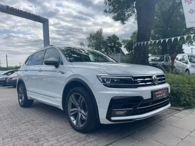 Gebraucht VW Tiguan Allspace Highline 200 PS (147 kW) 2021 Weiß SUV