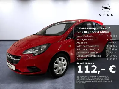 Gebraucht Opel Corsa Edition 90 PS (66 kW) 2016 Rot Kleinwagen