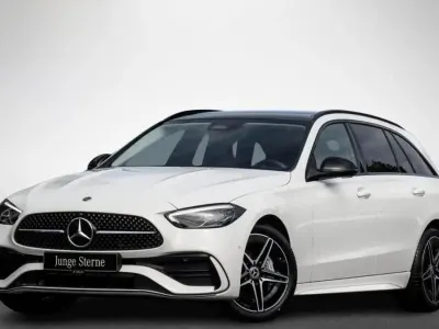 Gebraucht Mercedes C200 AMG 204 PS (150 kW) 2023 Weiß Limousine