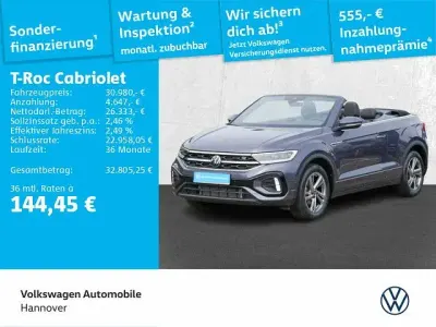 Gebraucht VW T-Roc Cabriolet R-line 150 PS (110 kW) 2025 Grau Cabrio