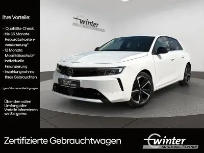 Brugt Opel Astra Elegance 110 HK (80 kW) 2023 Hvid Sedan