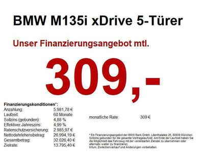 gebraucht BMW M135 i xDrive 5-Türer LED NAVI BUSINESS PAKET