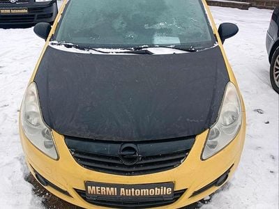 Gebraucht Opel Corsa 60 PS (44 kW) 2010 Gelb Kleinwagen