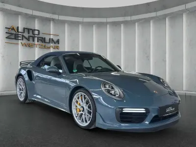 Gebraucht Porsche 911 Turbo S Cabriolet 581 PS (427 kW) 2017 Graphitblau Cabrio
