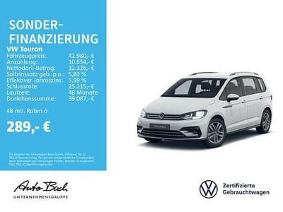 Gebraucht VW Touran Move 150 PS (110 kW) 2024 Weiß (pure white) Van / Kleinbus