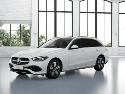Gebraucht Mercedes C220 Avantgarde 200 PS (147 kW) 2021 Polarweiss Kombi