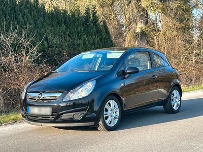 Gebraucht Opel Corsa 90 PS (66 kW) 2008 Schwarz Kleinwagen