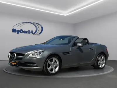 Brugt Mercedes SLK200 184 HK (135 kW) 2014 Sølv Cabriolet