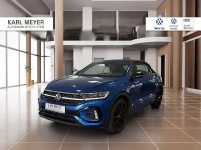 Gebraucht VW T-Roc Cabriolet R-line 150 PS (110 kW) 2022 Blau Cabrio