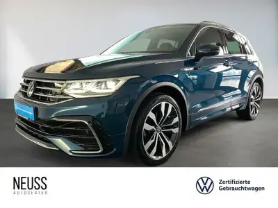 Gebraucht VW Tiguan R-line 200 PS (147 kW) 2022 Nightshade blue metallic SUV