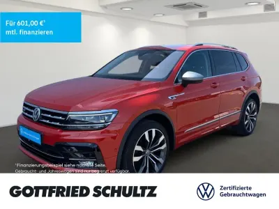 Gebraucht VW Tiguan Allspace Highline 200 PS (147 kW) 2021 Orange SUV