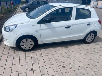 Second-hand Mitsubishi Space Star 71 CP (52 kW) 2014 Alb Monovolum