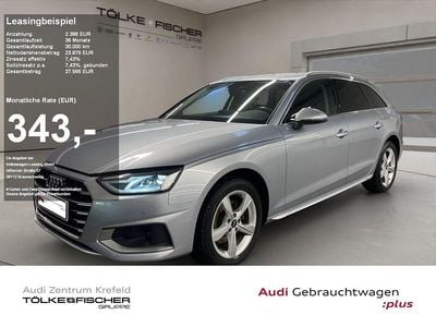 Florettsilber (metallic) Gebraucht 2022 Audi A4 Advanced Plus Kombi | 23.879 € (Guter Preis)