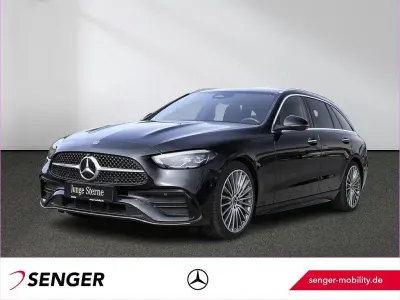 Brugt Mercedes C180 AMG 170 HK (125 kW) 2024 Sort Stationcar