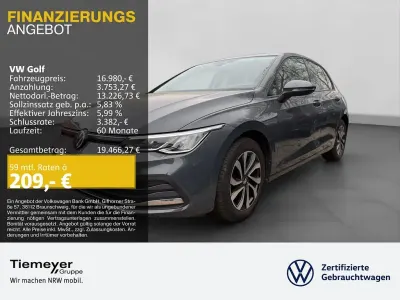 Usata VW Golf VIII Active 150 CV (110 kW) 2022 Grigio Berlina