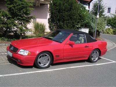Usata Mercedes SL500 326 CV (239 kW) 1990 Rosso Cabrio