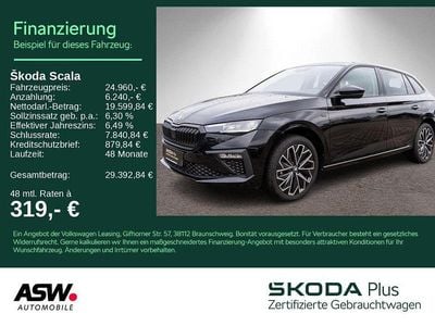 Gebraucht Skoda Scala Tour 150 PS (110 kW) 2025 Schwarzmagic perleffekt Kleinwagen