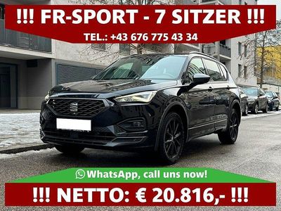 Schwarz Gebraucht 2020 Seat Tarraco 4Drive SUV | 24.980 € (Teuer)
