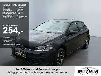 Gebraucht VW Polo Life 95 PS (69 kW) 2025 Schwarz Kleinwagen