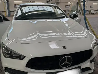 Gebraucht Mercedes CLA200 AMG line 2019 Weiß Coupé