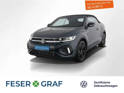 Gebraucht VW T-Roc Cabriolet R-line 150 PS (110 kW) 2025 Petroleum blue metallic sch... Cabrio
