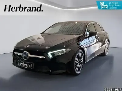 Używany Mercedes A180 Progressive 116 KM (85 kW) 2022 Czarny Sedan/Limuzyna