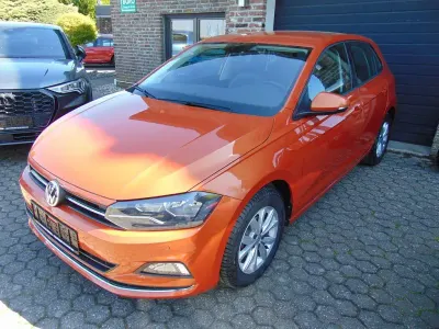 Gebraucht VW Polo Highline 95 PS (69 kW) 2018 Orange Kleinwagen