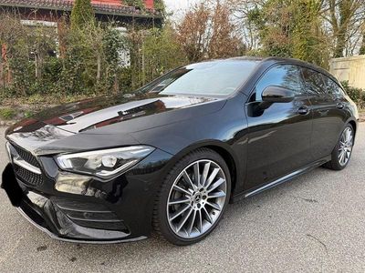 Second-hand Mercedes CLA200 Shooting Brake AMG line 163 CP (119 kW) 2020 Negru Break