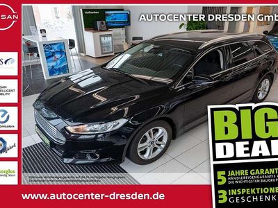 Pantherschwarz metallic Gebraucht 2015 Ford Mondeo Titanium Kombi | 8.980 € (Fairer Preis)