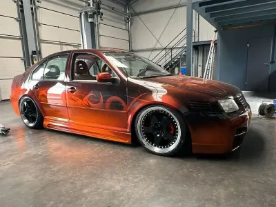 Gebraucht VW Bora Highline 150 PS (110 kW) 1999 Orange Limousine