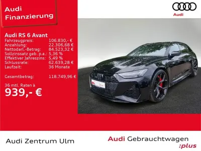 Gebraucht Audi RS6 Performance 630 PS (463 kW) 2024 Mythosschwarz metallic Kombi