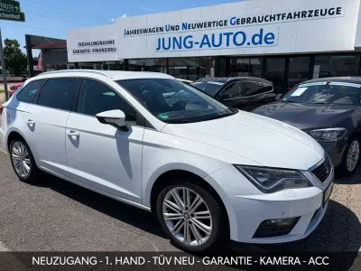 Gebraucht Seat Leon ST XCELLENCE 131 PS (96 kW) 2021 Weiß Kombi