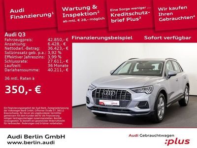 Gebraucht Audi Q3 Advanced Plus 200 PS (147 kW) 2023 Florettsilber metallic SUV